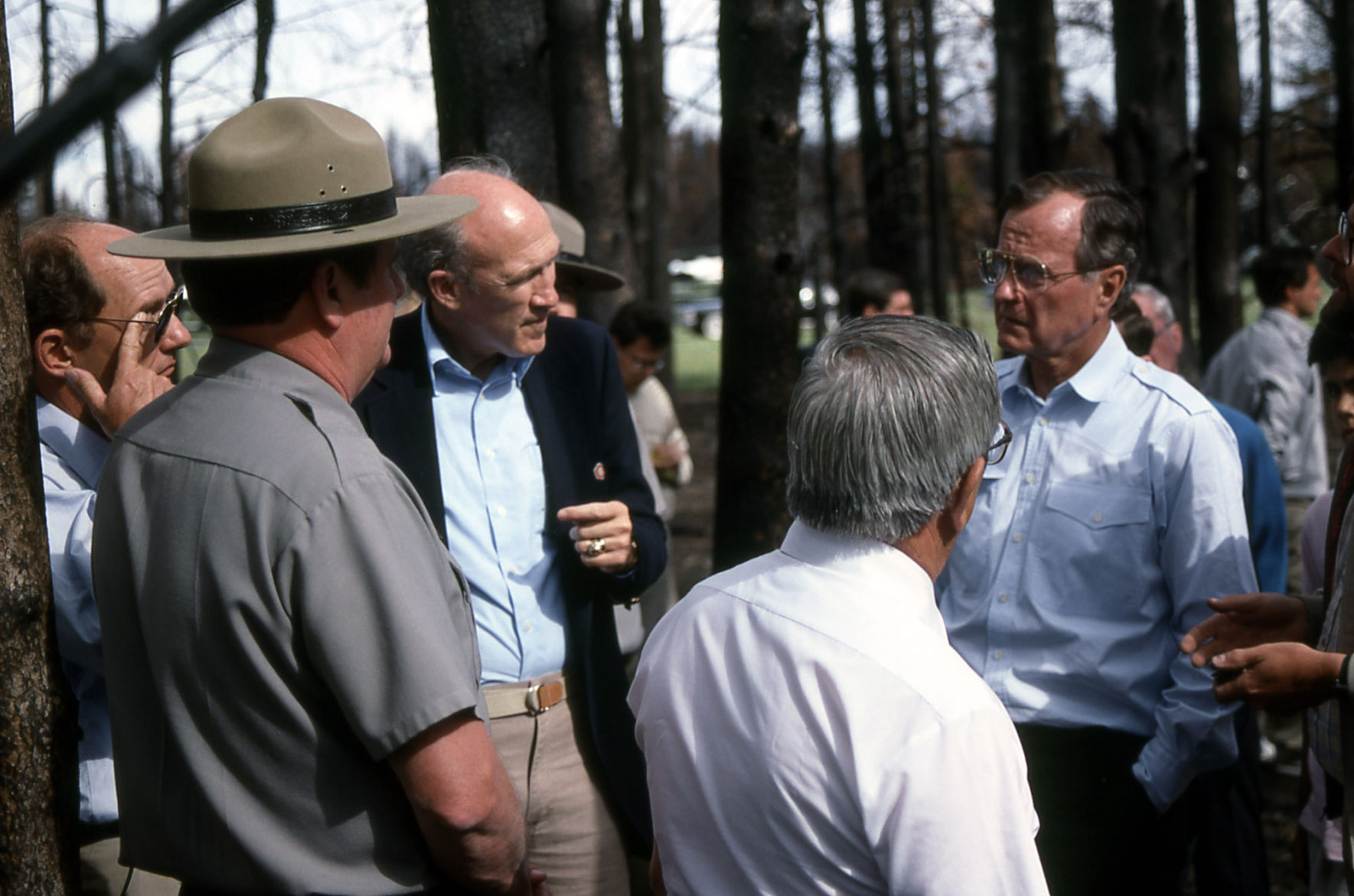 George Bush in Yellowstone